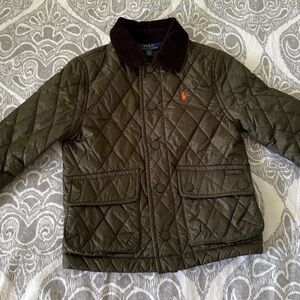 Boys 4t Polo Ralph Lauren Hunter Green Puff Jacket